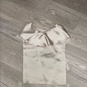 Elegant Cream washable silk top